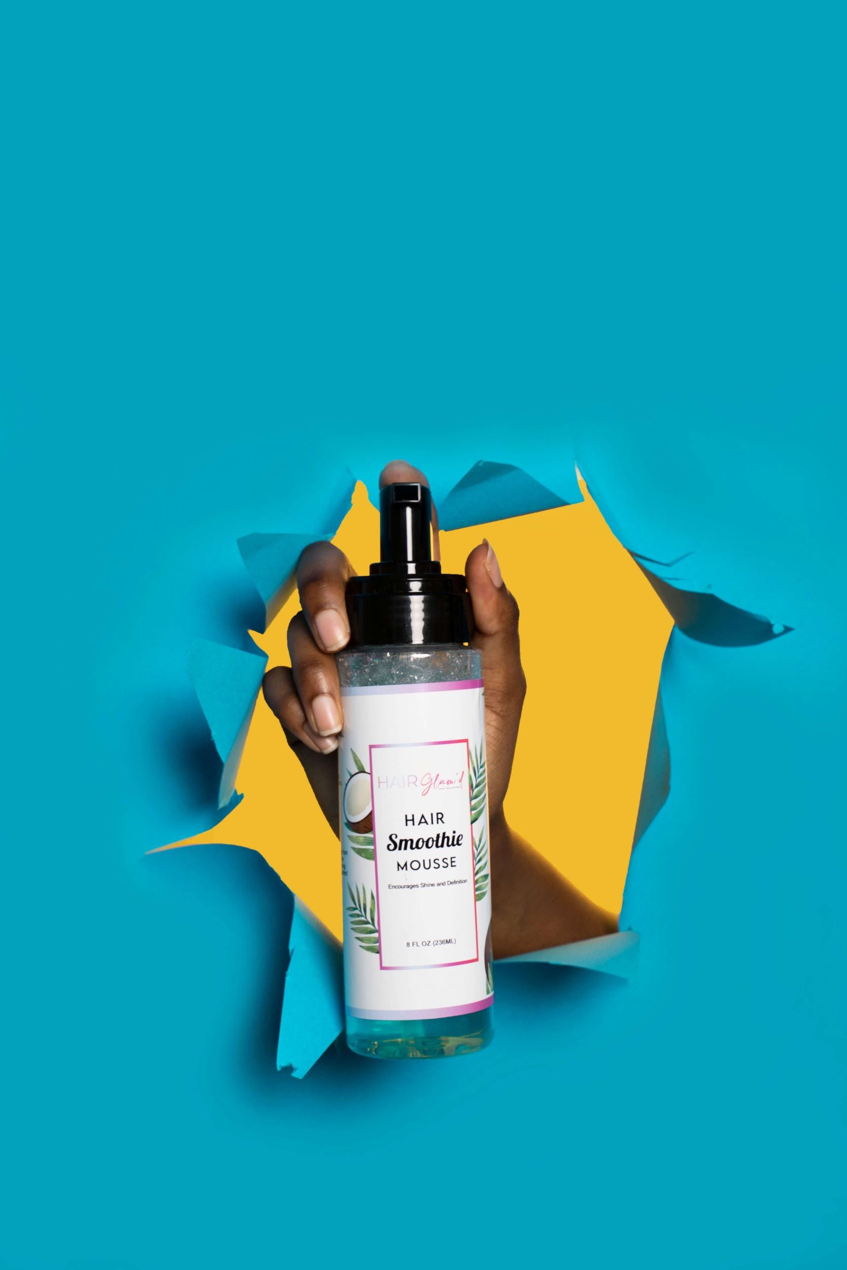 Hair Smoothie Mousse 8oz. - Hair Glam'd