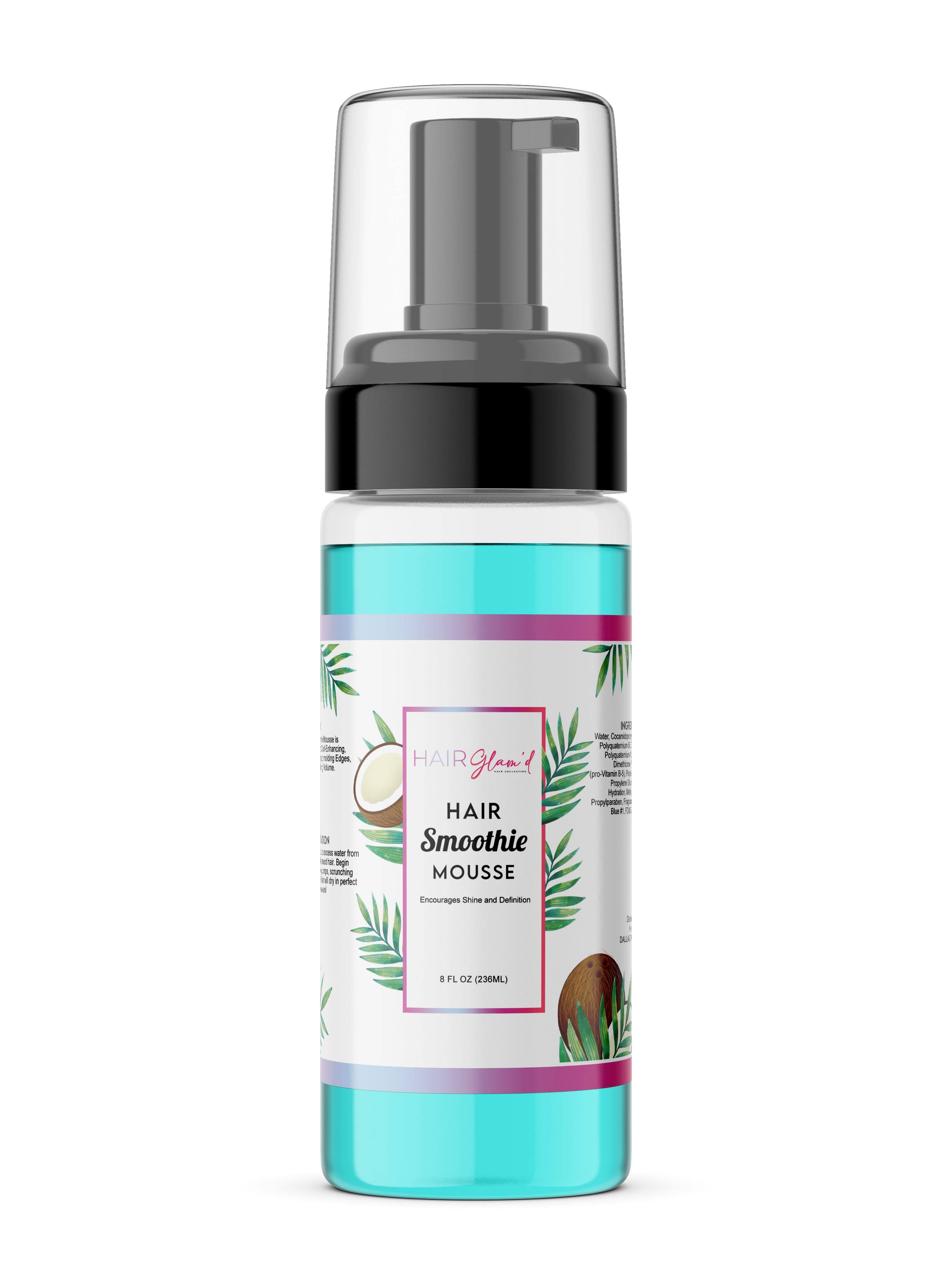 Hair Smoothie Mousse 8oz. - Hair Glam'd